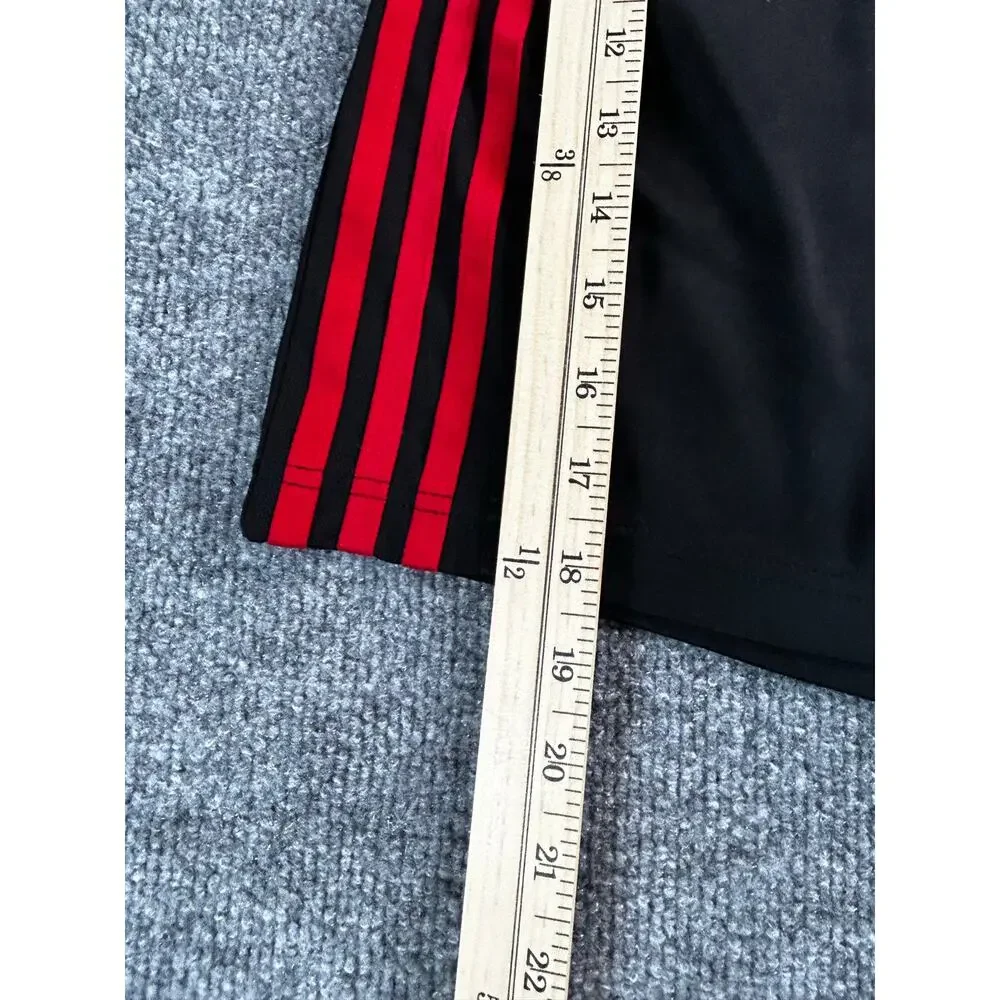 Adidas D2M Primeblue Shorts Mens Medium Black Red AEROREADY Zip Pockets